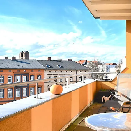City-dach-apartment Mit Loggia - Balkon - Kamin