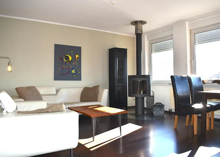 City-dach-apartment Mit Loggia - Balkon - Kamin Apartment