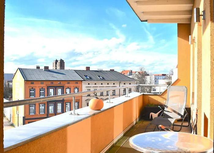 City-dach-apartment Mit Loggia - Balkon - Kamin